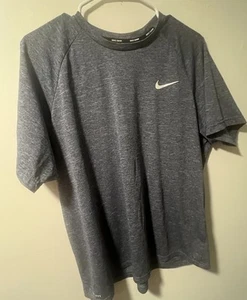 Nike T Shirt Manica Corta Girocollo Poliestere Grande Dri-Fit Swim XL UPF +40 - Foto 1 di 14