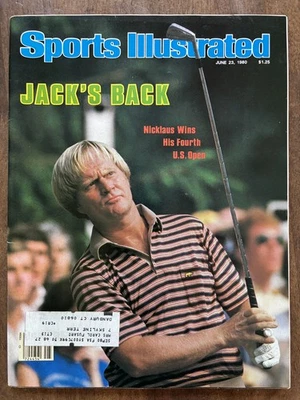 June 23, 1980 Vintage Sports Illustrated - Jack Nicklaus U.S. Open  Cover - Image 1 of 4