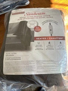 Sunbeam Royal Ultra Heizdecke mit Digitalanzeige Steuerung 50x60 Zoll schwarz - Bild 1 von 5