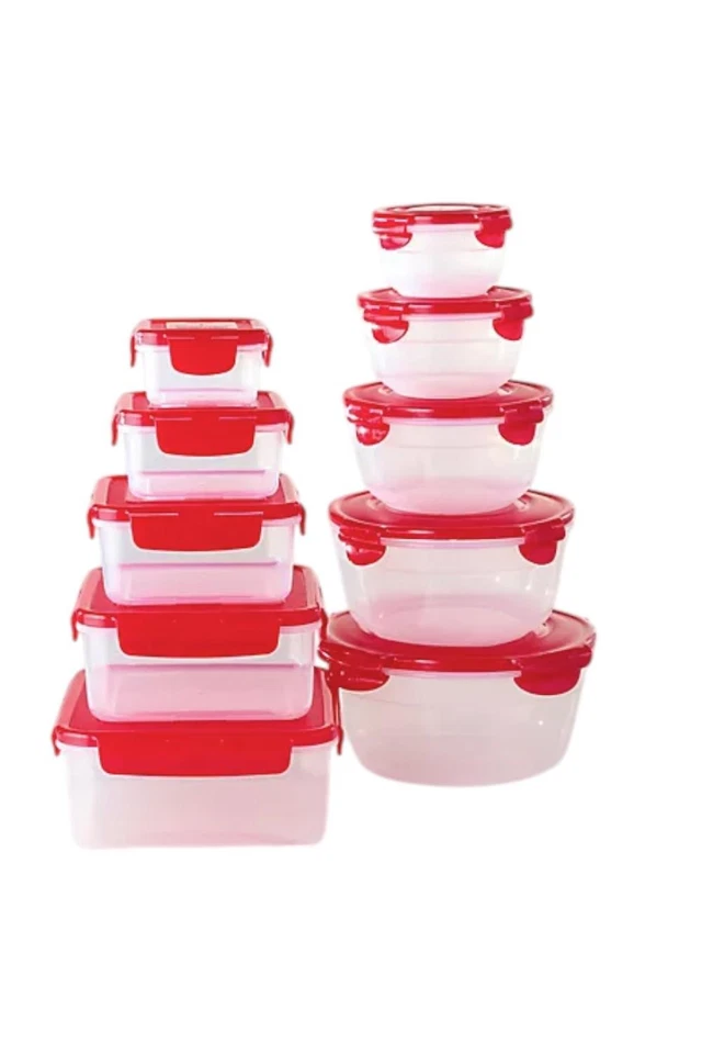 LocknLock 10-pack Nestable Bowl & Square Storage Set - Image 1 of 1