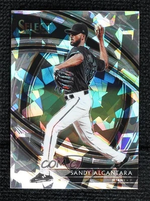 2020 Panini Select Premier Cracked Ice Prizm /25 Sandy Alcantara #135 - Image 1 of 2