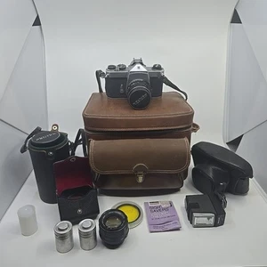 Pentax Spotmatic Honeywell Bundle With Lens And Bag Untested  - Picture 1 of 13