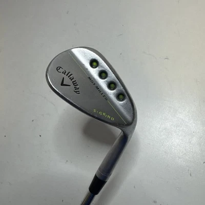 Callaway MD3 Milled Chrome 52* 10 S-Grind True Temper DG Wedge Steel Mens RH - Image 1 of 4
