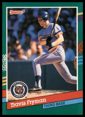 1991 Donruss #768b Travis Fryman Detroit Tigers Baseball - Image 1 of 2