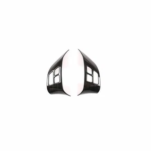 For BMW X1 E84 2013-2015 Black Wood Grain Front Steering Wheel Frame Cover Trim - Picture 1 of 7