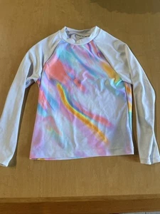 Kids Spf Longsleeve Shirt Size M, Watercolor - Picture 1 of 4