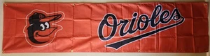 Baltimore Orioles MLB Huge 2x8 Foot Banner Flag With Metal Grommets - Picture 1 of 2