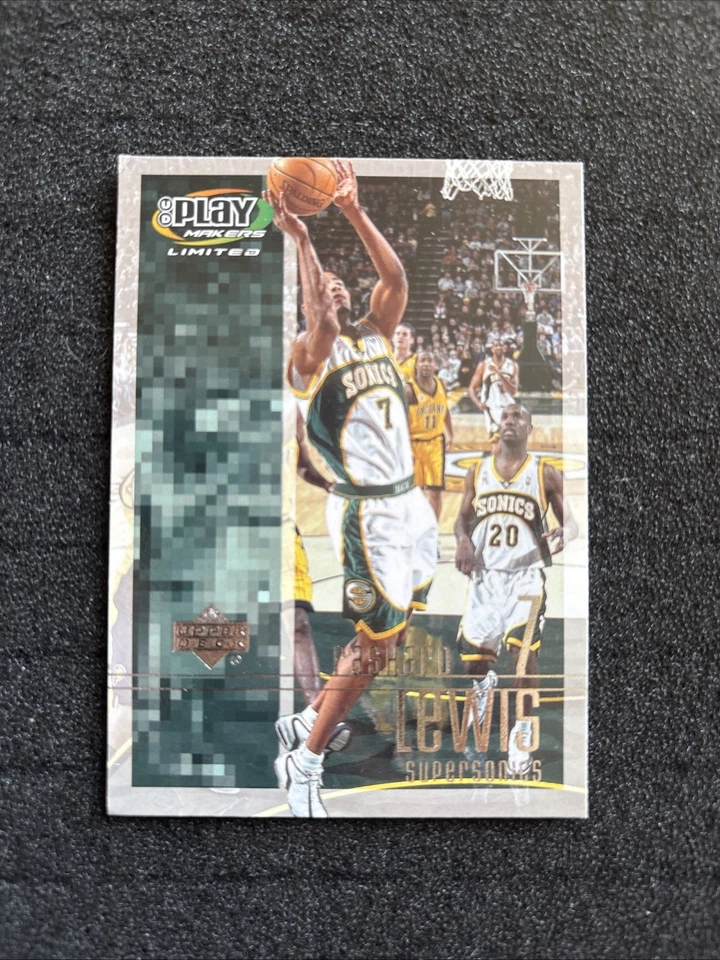 2001-02 UD Playmakers Limited - Rashard Lewis #89 - Image 1 of 2