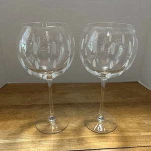 Pair Mikasa Cheers Balloon Wine Goblets 24 Oz - Picture 1 of 7