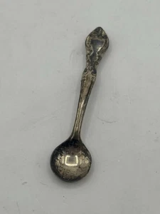 Vintage Sterling Silber Miniatur Löffel Anstecknadel / Brosche - Bild 1 von 4