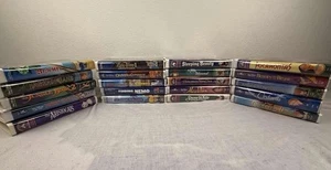 Disney VHS Movie Lot Diamond Cinderella Aladdin Beauty & Beast Robin Hood Nemo - Picture 1 of 1