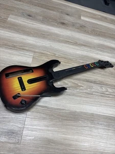 Nintendo Wii Guitar Hero World Tour Sunburst Guitar Red Octane 95455.805 Tested - Picture 1 of 5
