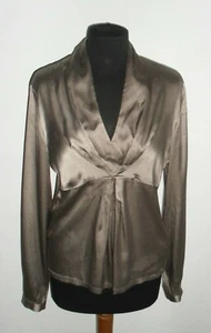 PARTICOLARE CAMICIA  BLUSA CHEMISES CARACTERE  Tg. 44 IN SETA  - Foto 1 di 12