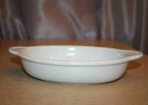 MOUNT CLEMENS White Pottery Stoneware Small Baking Dish Tray Japan - Picture 1 of 6