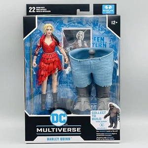 Harley Quinn Suicide Squad Margot Robbie DC Multiverse King Shark McFarlane - Picture 1 of 4