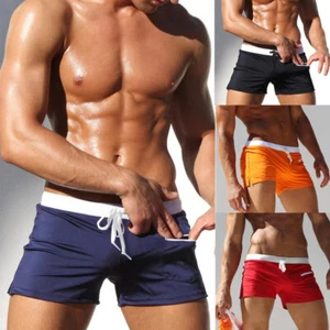 Men Swimming Shorts Swimwear Swim Briefs Underwear Boxer Trunks Pants Summer - Picture 1 of 14