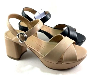 Aerosoles Costar Block Heel Platform Strappy Sandal Choose Sz/Color - Picture 1 of 19