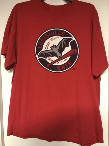 MiLB Louisville Bats Baseball T-Shirt, Men XL, MLB Cover
