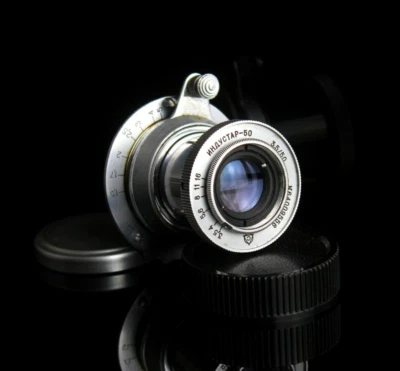 INDUSTAR - 50 Soviet Lens (50 mm f/3.5) Copy Leica Mount m39  Zorki FED LTM - Image 1 of 4
