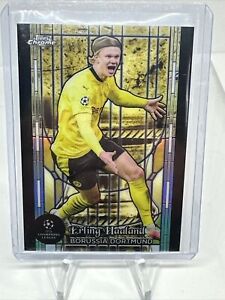 2022-23 Topps Chrome UCC Erling Haaland Grail Case Hit 5 Of 9 SSP Color Match