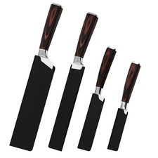 Coltello Nero Bordo Guardia Rettangolo Universale Copertura fodero lama Protettore di sicurezza