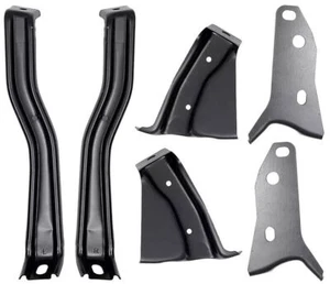 6 PIECE REAR BUMPER BRACKET SET FOR 1957 CHEVY BEL AIR 150 210 DEL RAY NOMAD - Picture 1 of 1