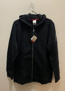 Chaqueta con capucha Reebok para hombre lana negra grande $50.00 L - Imagen 1 de 8