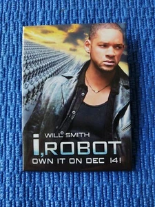 Pin / Pinback Will Smith i, Robot Película Promo Publicidad 2004 - Imagen 1 de 2