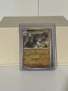 Graveler Reverse Holo NM 075/165 Scarlet & Violet 151 Pokemon Karte - Bild 1 von 2