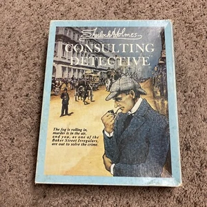 Vintage Sherlock Holmes Consulting Detective Board Game Sleuth Publications - Picture 1 of 21