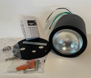 (1) New EUROfase 28287-025, Sky, LED, Flush Mount, Dark Grey/Clear Glass - Picture 1 of 9