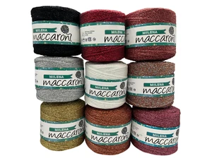 Maccaroni Glitzer Garn 200gr 170-180m - Bild 1 von 10