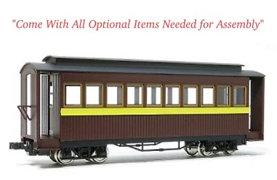 HOn30/HOe Aru-Model Narrow Gauge 4-Axle Passenger Car B1 Kit Coach H0e 009 - Image 1 of 4