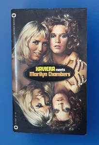 Xaviera Meets Marilyn Chambers by Xaviera Hollander First 1st Ed PB Vintage 1976 - Picture 1 of 3