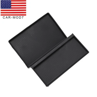 For Dodge Ram 2500 3500 2010-15  Black Center Console Bin Rubber Mat - Image 1 of 4