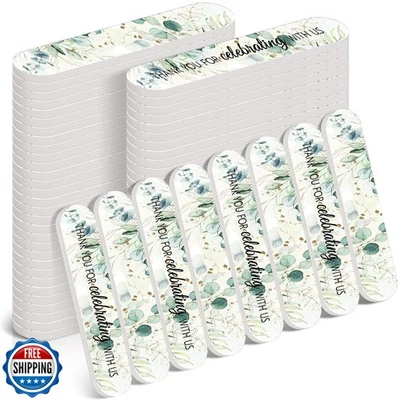 Lanties 50 Piezas Boda Novia Ducha Fiesta Favores A Granel Limas de Uñas Tablero de Esmeril Foto 1 de 4