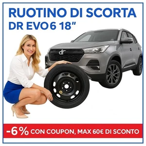 Reserverad 18 Zoll 5 Loch für DR Evo 6 Straßenwagen DOT2025 - Bild 1 von 10