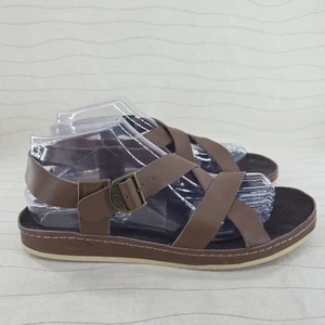 Chaco Wayfarer braune Damen-Riemchensandalen mit Z-Riemen Größe 9,5 *LESEN* - Bild 1 von 12
