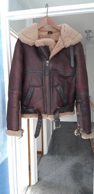 Royal Air Force leather flying jacket - Image 1 of 4