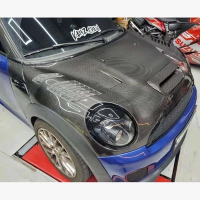 Real Carbon Vented Hood Bonnet Panel For Mini Cooper S F56 Pre-LCI 2014-19 JCW - Image 1 of 4