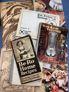 VINTAGE Lot of 8 Cook Books - Sunbeam Lesmurdie Economizer Be-Ro - Bild 1 von 4
