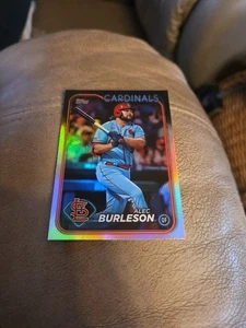 2024 Topps Update Alec Burleson #US256 Rainbow Foil St. Louis Cardinals - Picture 1 of 2