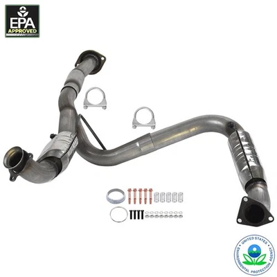 Se adapta a Chevy Silverado 2500 HD V8 6,0 L tubo y dos convertidores catalíticos 2011-2017 Foto 1 de 4