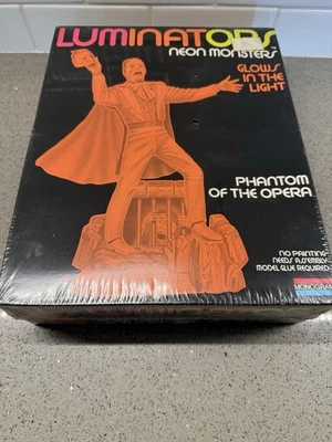 NIB MONOGRAM LUMINATORS MONSTERS NEON Phantom Of The Opera MODEL KIT Glows!! - Image 1 of 2