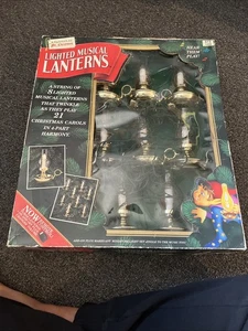 Vintage Mr. Christmas beleuchtete musikalische Laternen 21 Lieder 1993 gebraucht - Bild 1 von 12