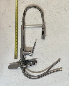 KOHLER Clarus Semi Professional Pull Down Sprayer Kitchen Faucet in Stainless - Picture 1 of 3