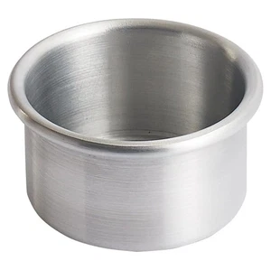 Heavy-Duty Round Aluminum Layer Cake Pan, 3" x 2", Silver - Foto 1 di 1