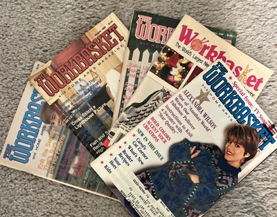 THE WORKBASKET Magazine Aug 88, Sept 88, Jan 89, Apr 89,  Mar 91,  July 93 EACH - Image 1 of 4