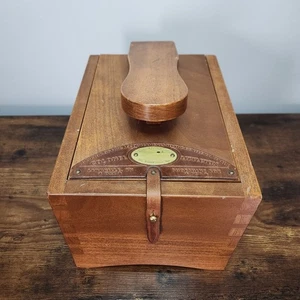 Colonel Littleton No. 9 Shoe Shine Box Lynnville TN, USA Handmade - Picture 1 of 19