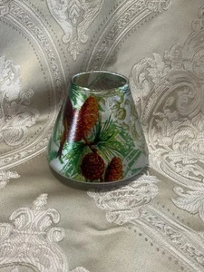 Yankee Candle Deko Pinecone Glas Glas Kerzenschirm - Bild 1 von 5